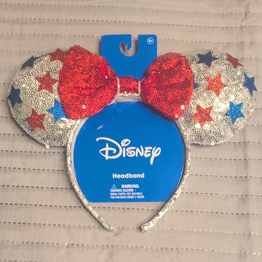 Disney Red and Blue Starry Sequin Headband